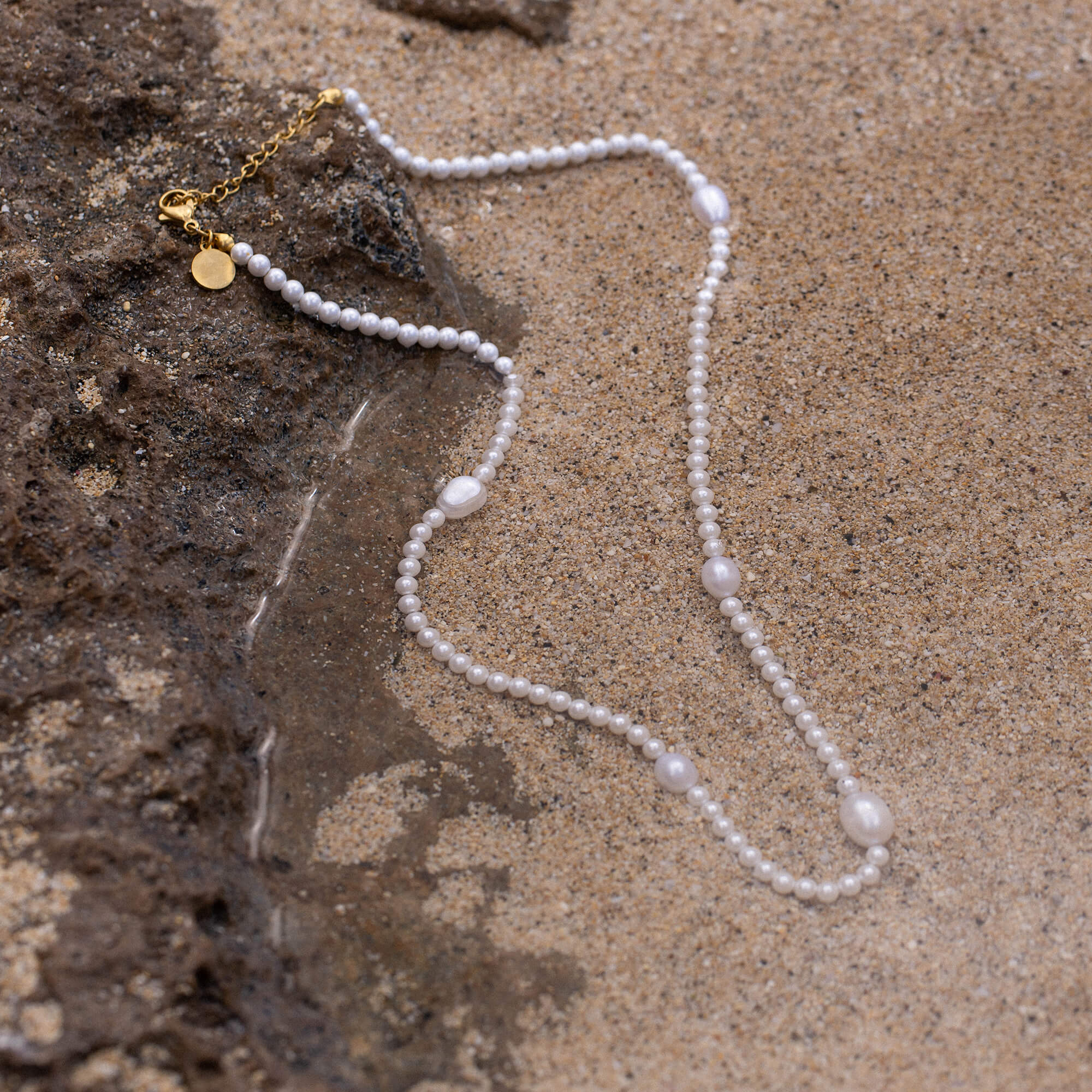 Purelei Pearl Elegance Kette — Doppellagig Mit Muschelperlen, Verstellbar 40-45 Cm, In Gold, Silber Oder Roségold