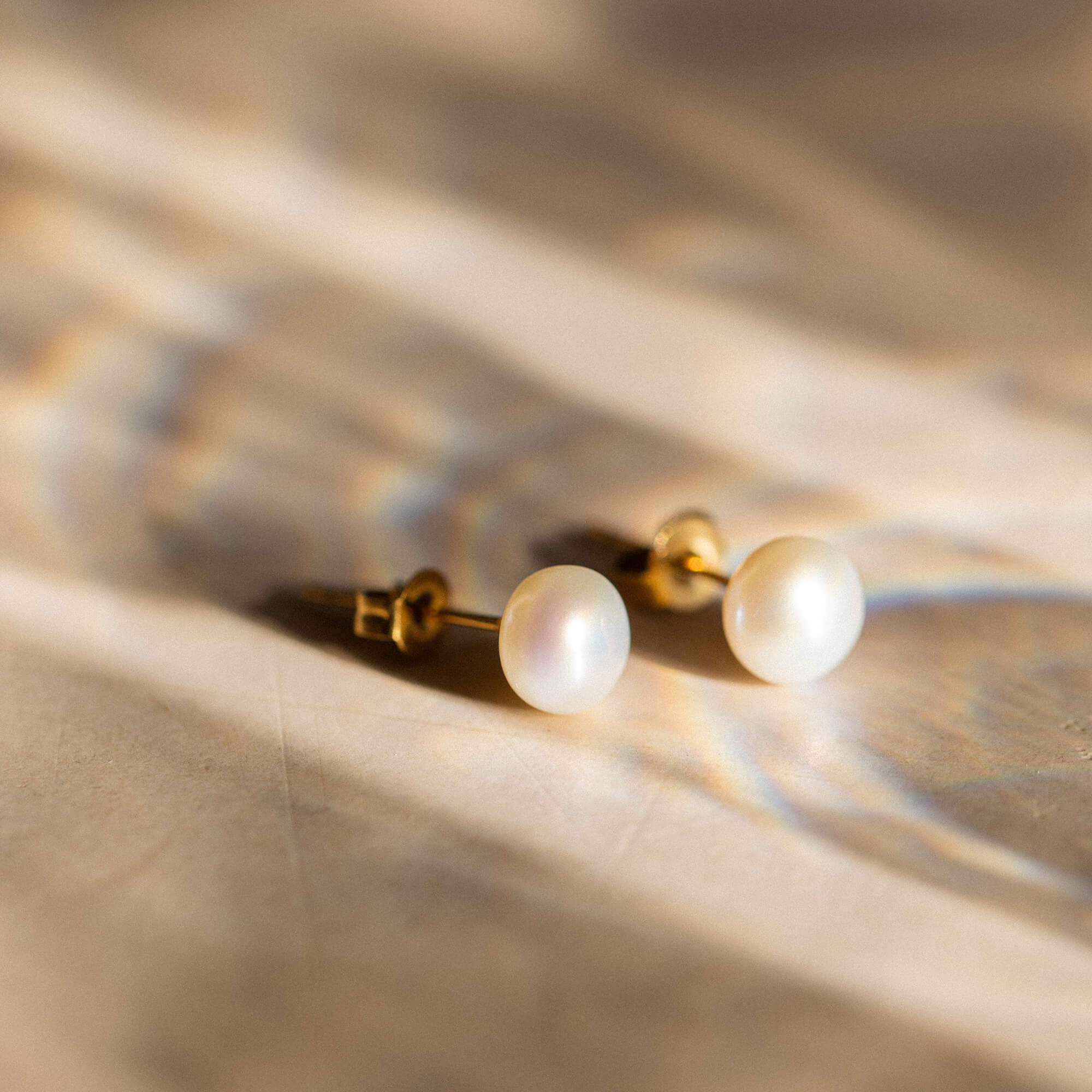 Pearl Stud Earrings