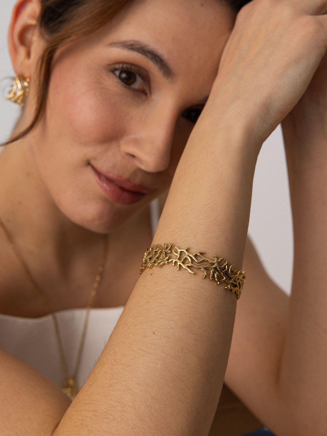 Jewelry Box Coral Armcuff