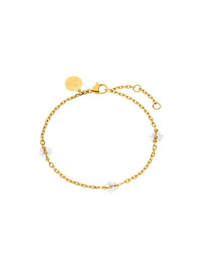 Linen Blossom Anklet