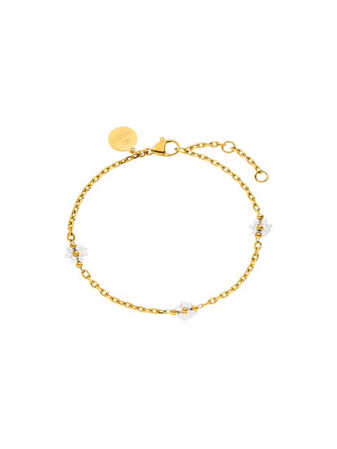 Linen Blossom Anklet